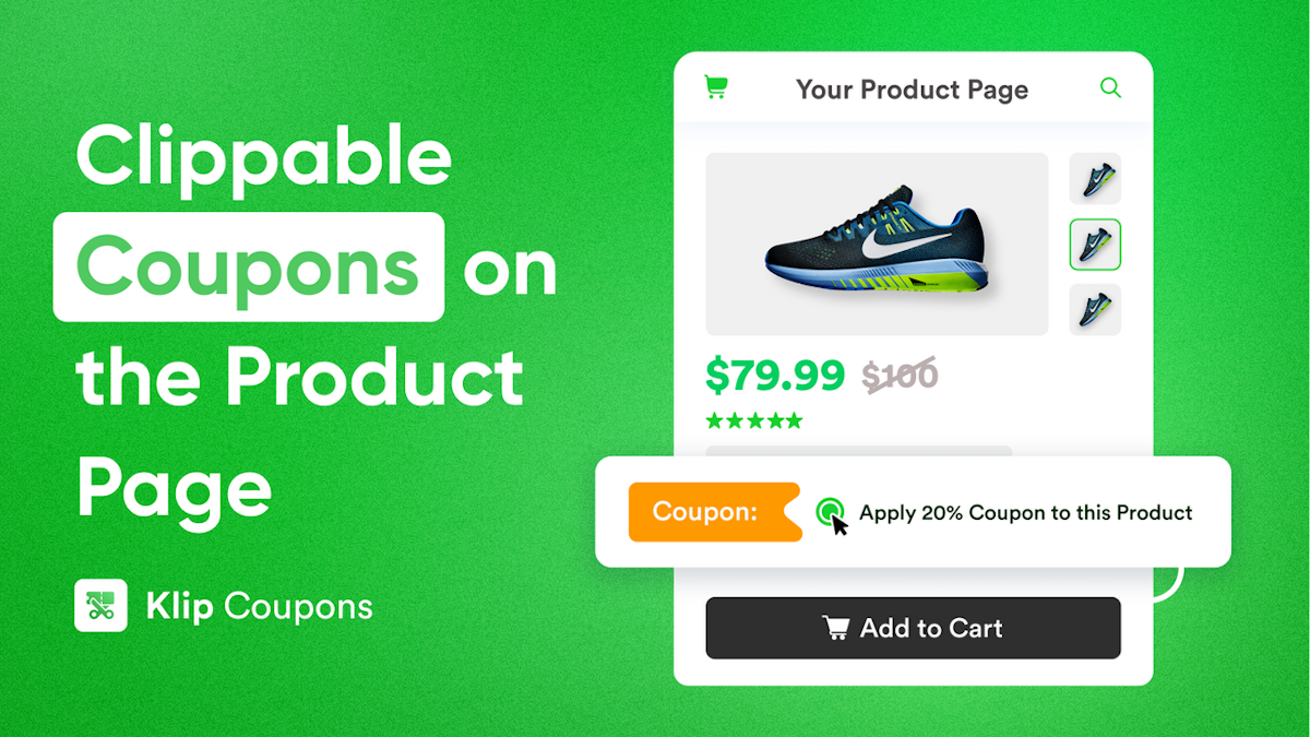 Klip: Product Page Coupons