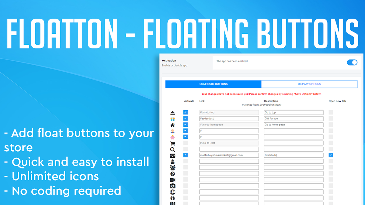 Floatton ‑ Floating Buttons