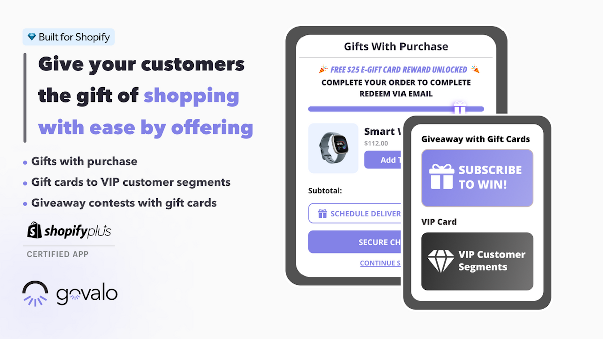 Govalo | Gift Card Suite